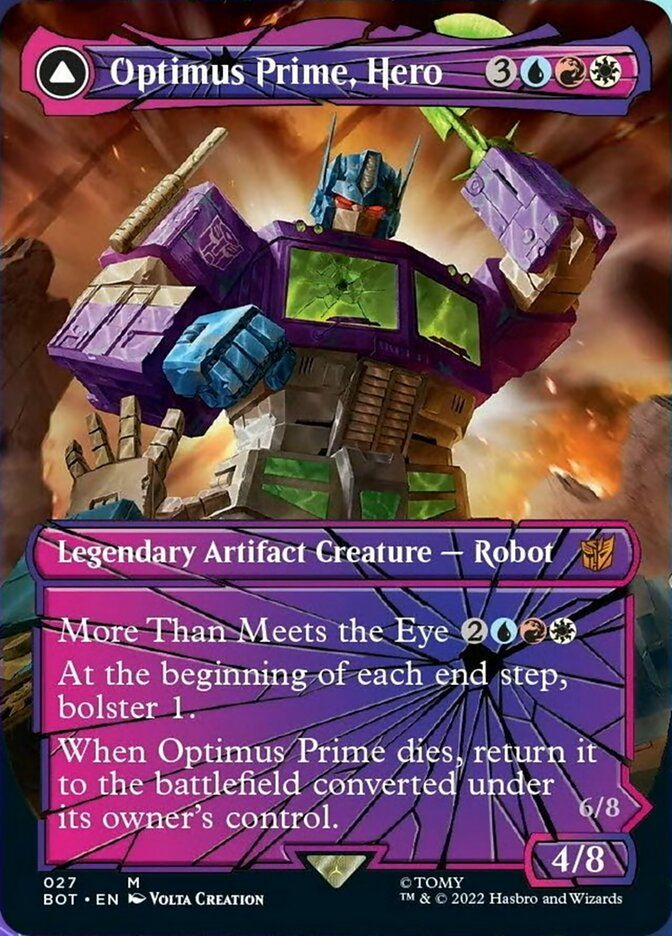 Optimus Prime, Hero // Optimus Prime, Autobot Leader (Shattered Glass) [Universes Beyond: Transformers] | Sanctuary Gaming