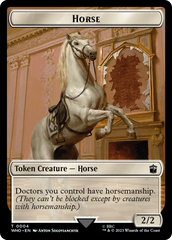 Horse // Soldier Double-Sided Token [Doctor Who Tokens] | Sanctuary Gaming