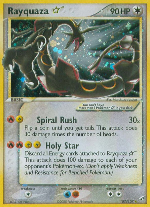 Rayquaza Star (107/107) [EX: Deoxys] | Sanctuary Gaming