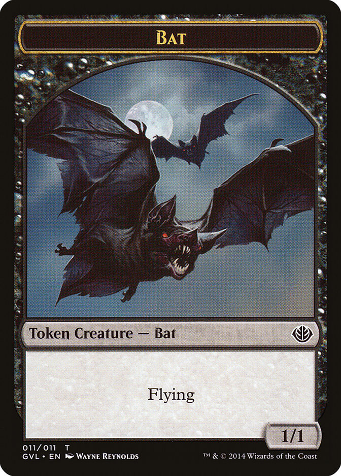 Bat Token (Garruk vs. Liliana) [Duel Decks Anthology Tokens] | Sanctuary Gaming