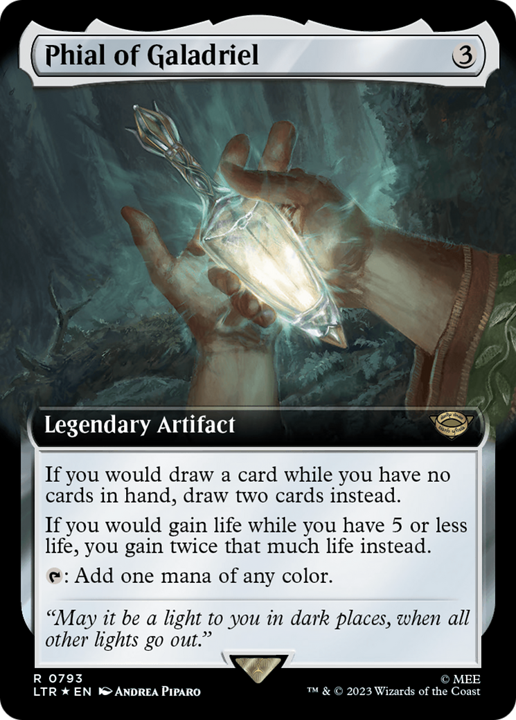 Phial of Galadriel (Extended Art) (Surge Foil) [The Lord of the Rings: Tales of Middle-Earth] | Sanctuary Gaming