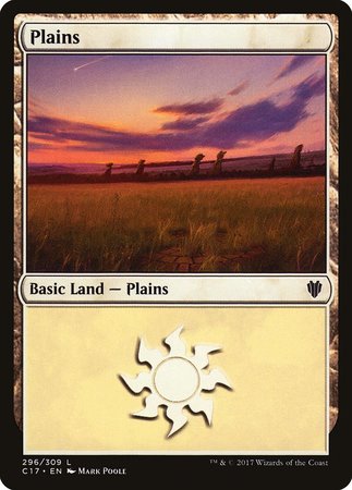 Plains (296) [Commander 2017] | Sanctuary Gaming