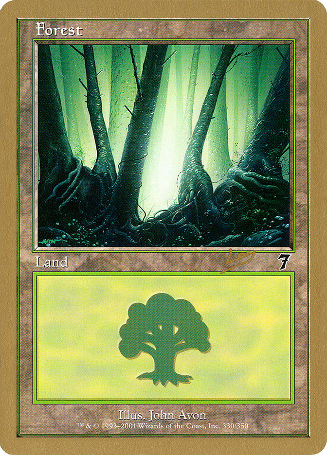 Forest (rl330) (Raphael Levy) [World Championship Decks 2002] | Sanctuary Gaming