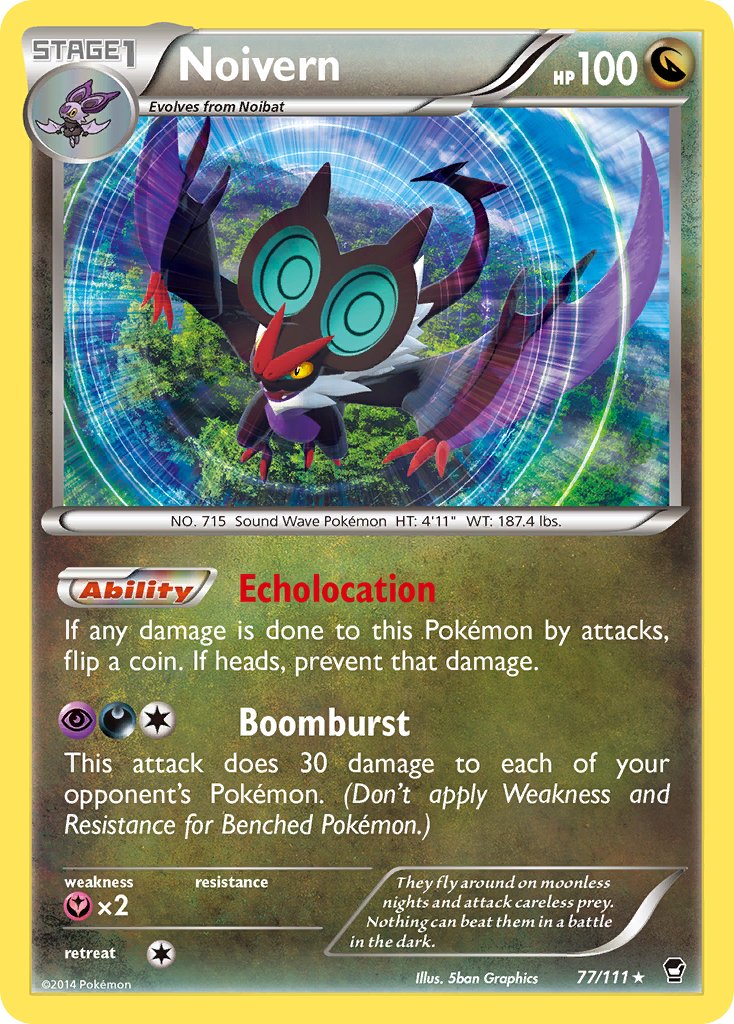 Noivern (77/111) (Cosmos Holo) (Blister Exclusive) [XY: Furious Fists] | Sanctuary Gaming