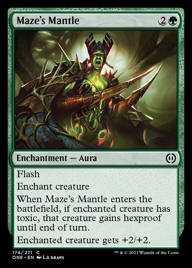 Maze's Mantle [Phyrexia: All Will Be One] | Sanctuary Gaming