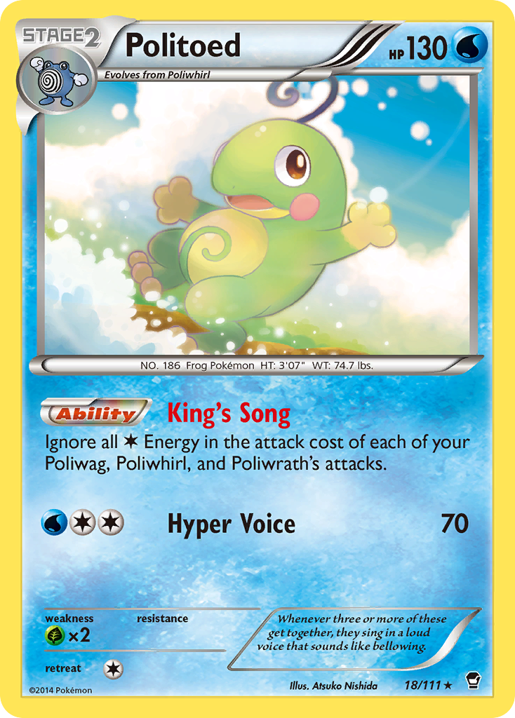 Politoed (18/111) [XY: Furious Fists] | Sanctuary Gaming