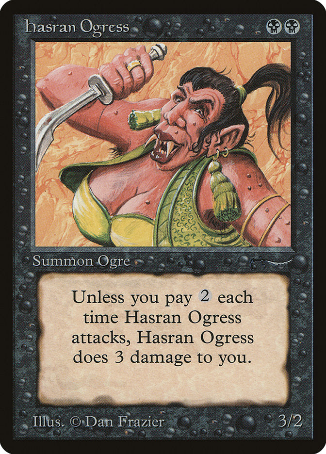 Hasran Ogress (Light Mana Cost) [Arabian Nights] | Sanctuary Gaming