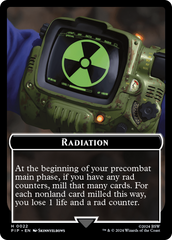 Radiation // Copy Double-Sided Token [Fallout Tokens] | Sanctuary Gaming