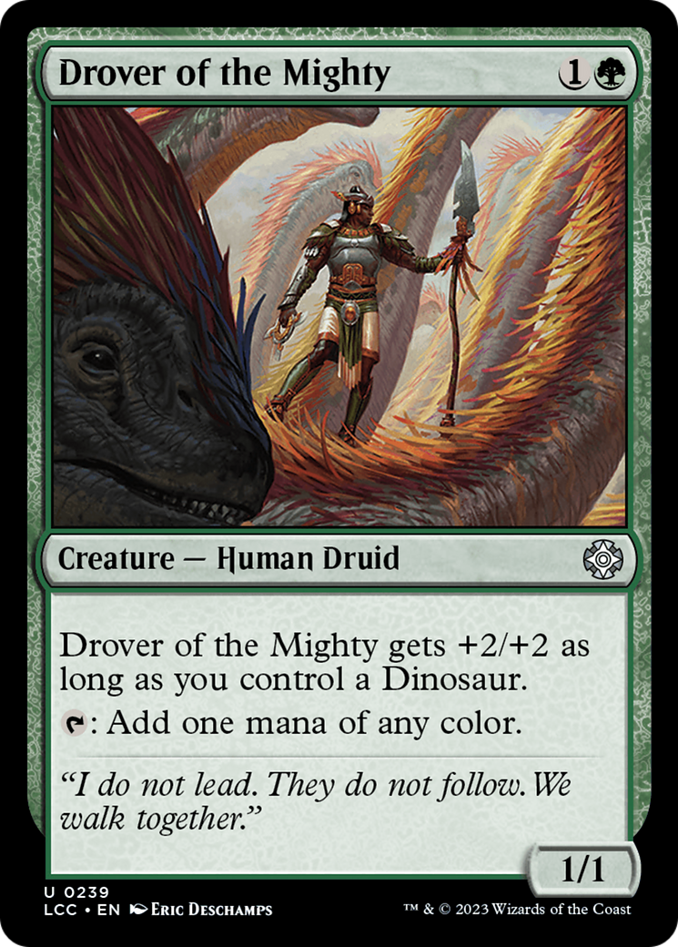 Drover of the Mighty [The Lost Caverns of Ixalan Commander] | Sanctuary Gaming