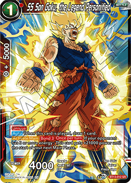 SS Son Goku, the Legend Personified (Super Rare) [BT13-012] | Sanctuary Gaming