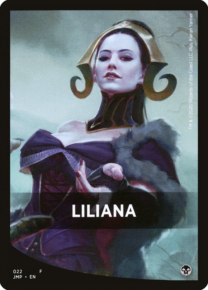 Liliana Theme Card [Jumpstart Front Cards] | Sanctuary Gaming