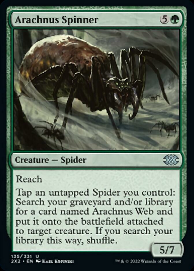 Arachnus Spinner [Double Masters 2022] | Sanctuary Gaming
