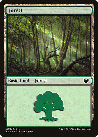 Forest (339) [Commander 2015] | Sanctuary Gaming