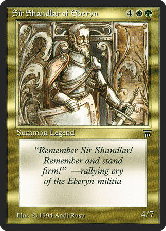Sir Shandlar of Eberyn [Legends] | Sanctuary Gaming