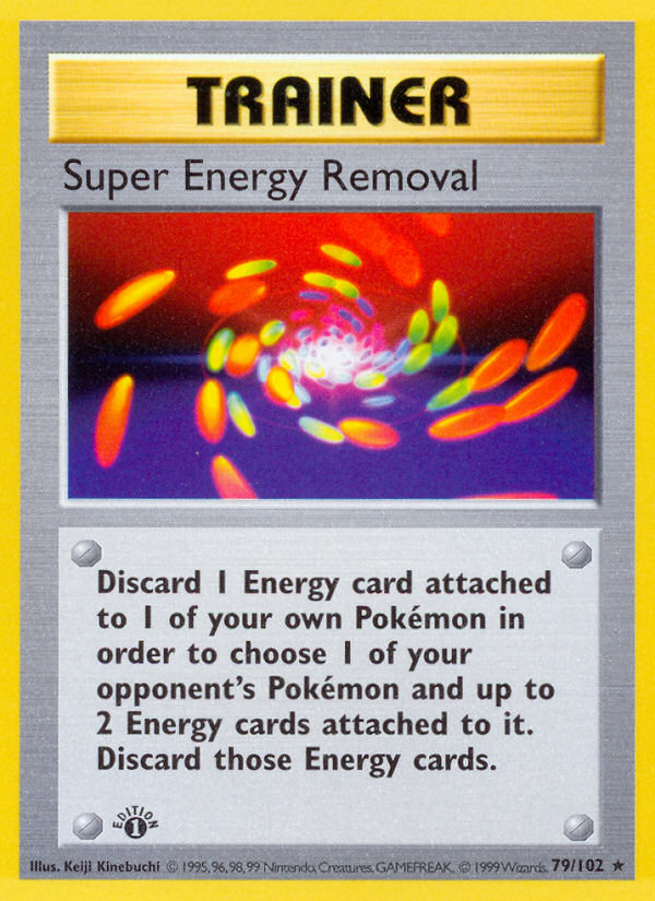 Super Energy Removal (79/102) (Shadowless) [Base Set 1st Edition] | Sanctuary Gaming