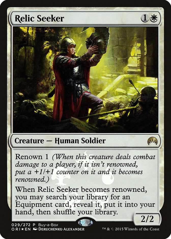 Relic Seeker (Buy-A-Box) [Magic Origins Promos] | Sanctuary Gaming