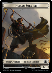 Food (11) // Human Soldier (02) Double-Sided Token [The Lord of the Rings: Tales of Middle-Earth Tokens] | Sanctuary Gaming
