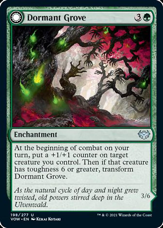 Dormant Grove // Gnarled Grovestrider [Innistrad: Crimson Vow] | Sanctuary Gaming