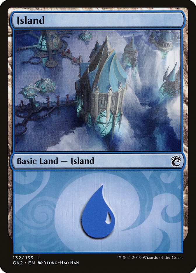 Island (132) [Ravnica Allegiance Guild Kit] | Sanctuary Gaming