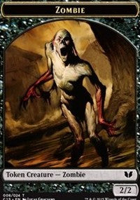 Zombie // Spirit (022) Double-Sided Token [Commander 2015 Tokens] | Sanctuary Gaming