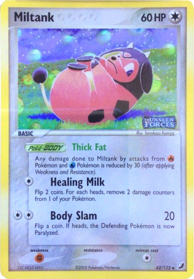 Miltank (42/115) (Stamped) [EX: Unseen Forces] | Sanctuary Gaming