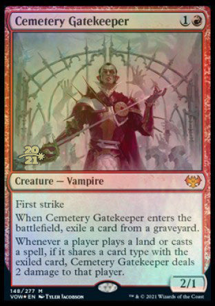 Cemetery Gatekeeper [Innistrad: Crimson Vow Prerelease Promos] | Sanctuary Gaming