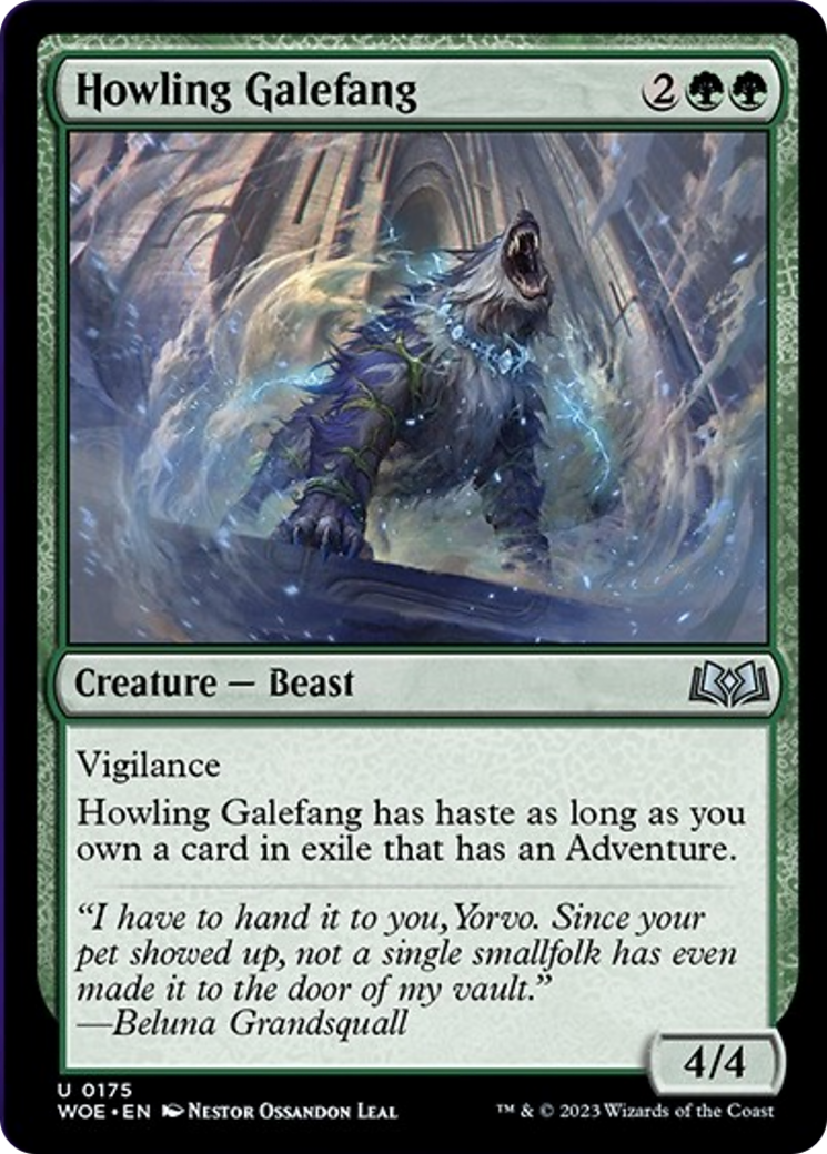 Howling Galefang [Wilds of Eldraine] | Sanctuary Gaming