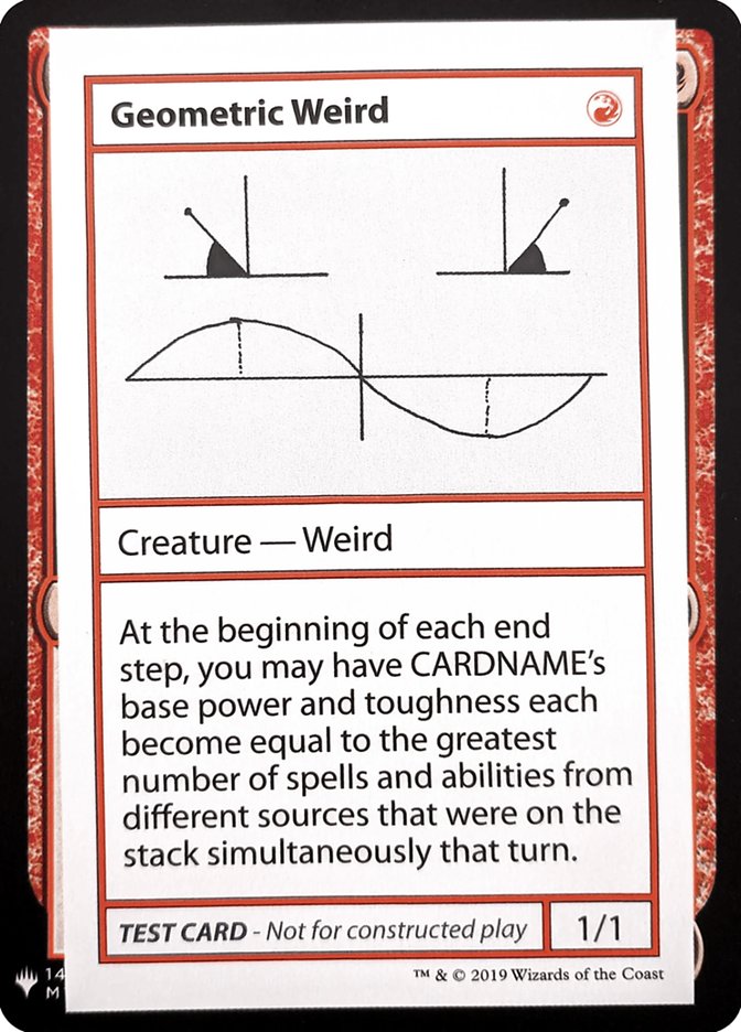 Geometric Weird [Mystery Booster Playtest Cards] | Sanctuary Gaming