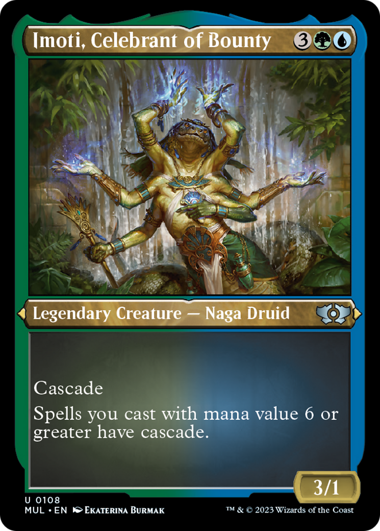 Imoti, Celebrant of Bounty (Foil Etched) [Multiverse Legends] | Sanctuary Gaming