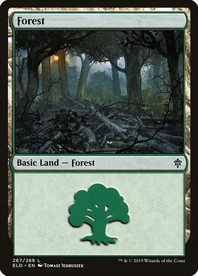 Forest (267) [Throne of Eldraine] | Sanctuary Gaming