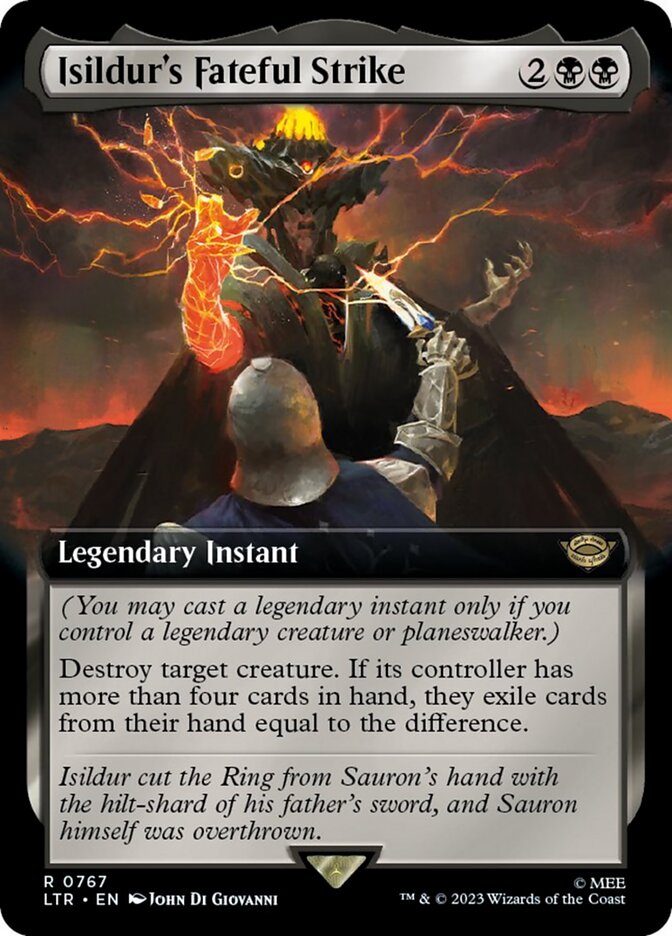 Isildur's Fateful Strike (Extended Art) (Surge Foil) [The Lord of the Rings: Tales of Middle-Earth] | Sanctuary Gaming