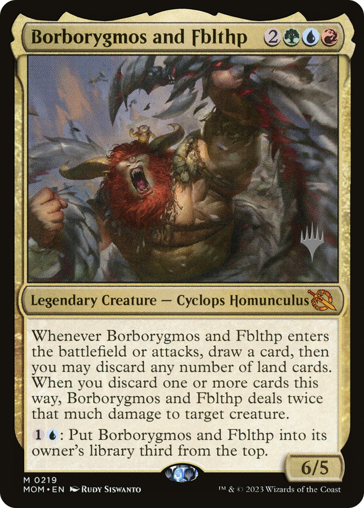 Borborygmos and Fblthp (Promo Pack) [March of the Machine Promos] | Sanctuary Gaming