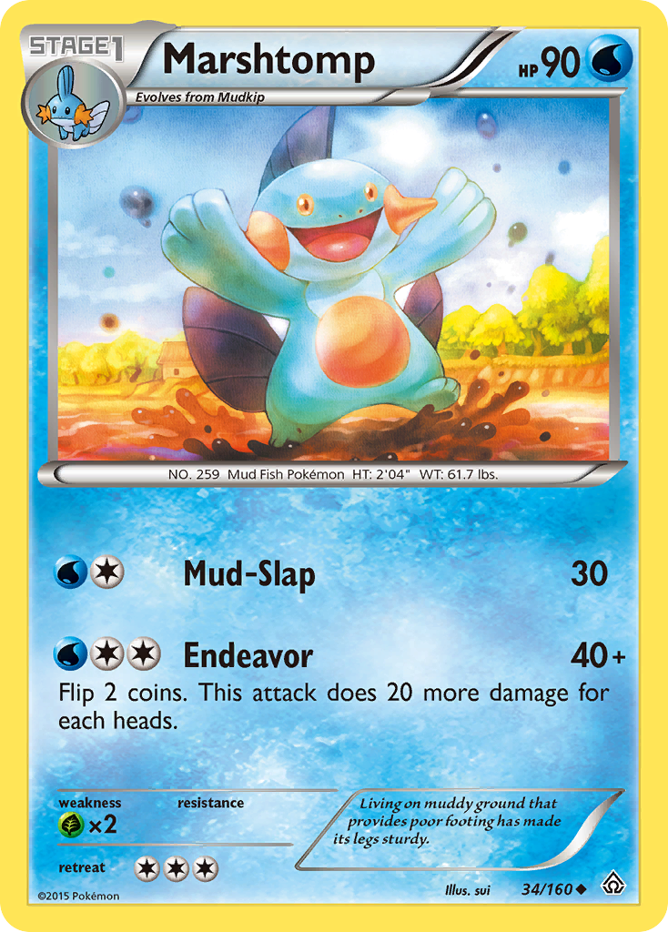 Marshtomp (34/160) [XY: Primal Clash] | Sanctuary Gaming