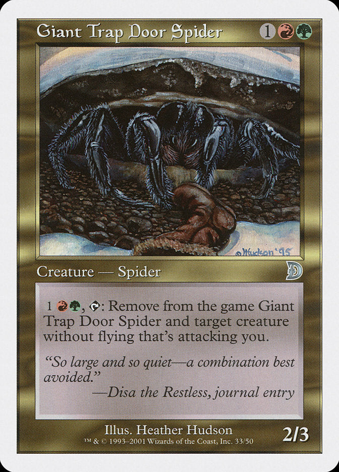 Giant Trap Door Spider [Deckmasters] | Sanctuary Gaming