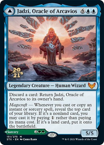 Jadzi, Oracle of Arcavios // Journey to the Oracle [Strixhaven: School of Mages Prerelease Promos] | Sanctuary Gaming