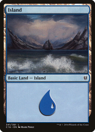 Island (341) [Commander 2016] | Sanctuary Gaming