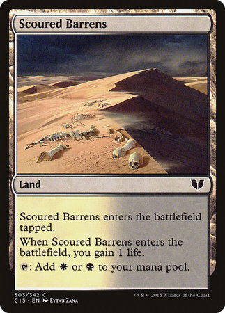 Scoured Barrens [Commander 2015] | Sanctuary Gaming