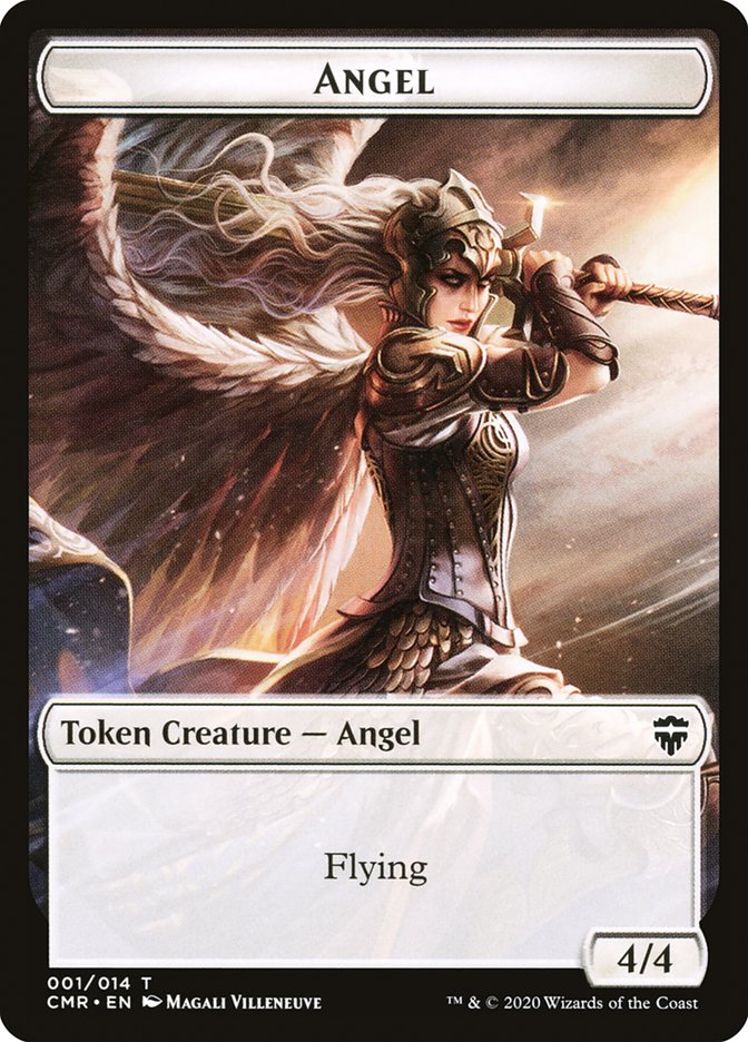 Angel // Treasure Token [Commander Legends Tokens] | Sanctuary Gaming