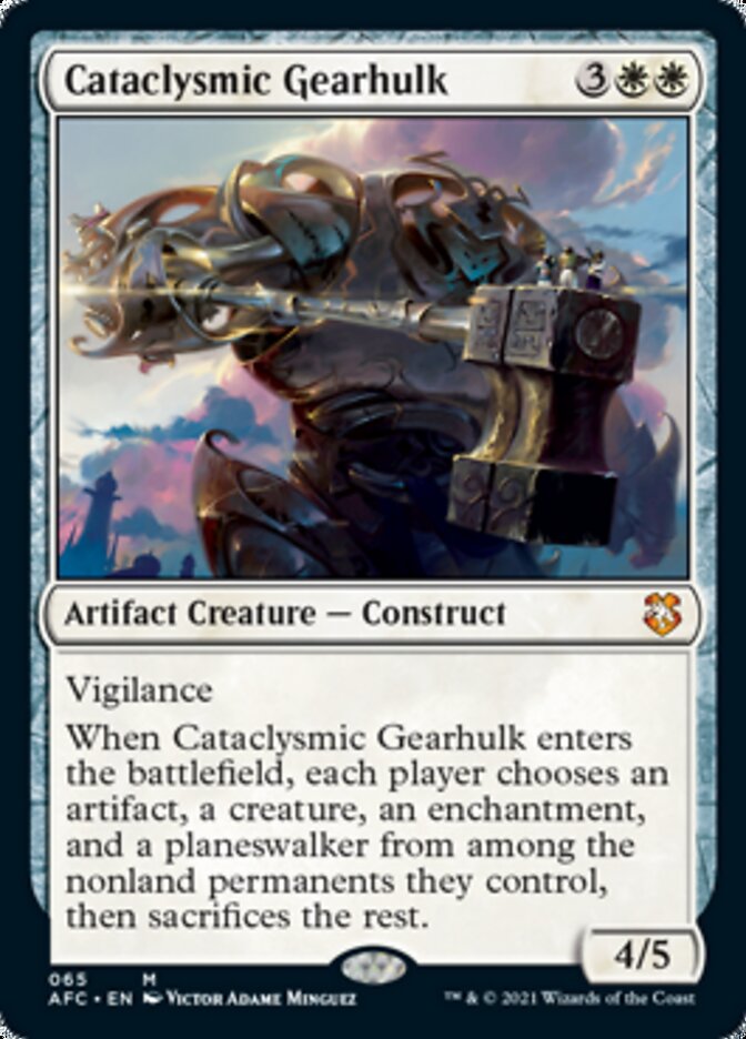 Cataclysmic Gearhulk [Dungeons & Dragons: Adventures in the Forgotten Realms Commander] | Sanctuary Gaming