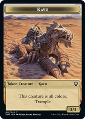 Kavu // Angel Double-sided Token [Dominaria United Commander Tokens] | Sanctuary Gaming