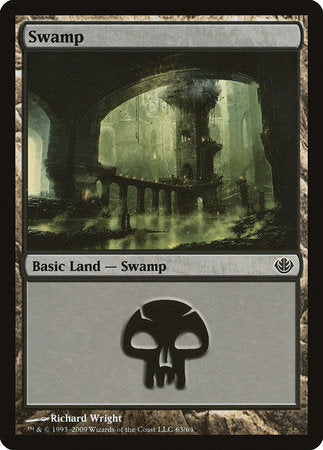 Swamp (63) [Duel Decks: Garruk vs. Liliana] | Sanctuary Gaming