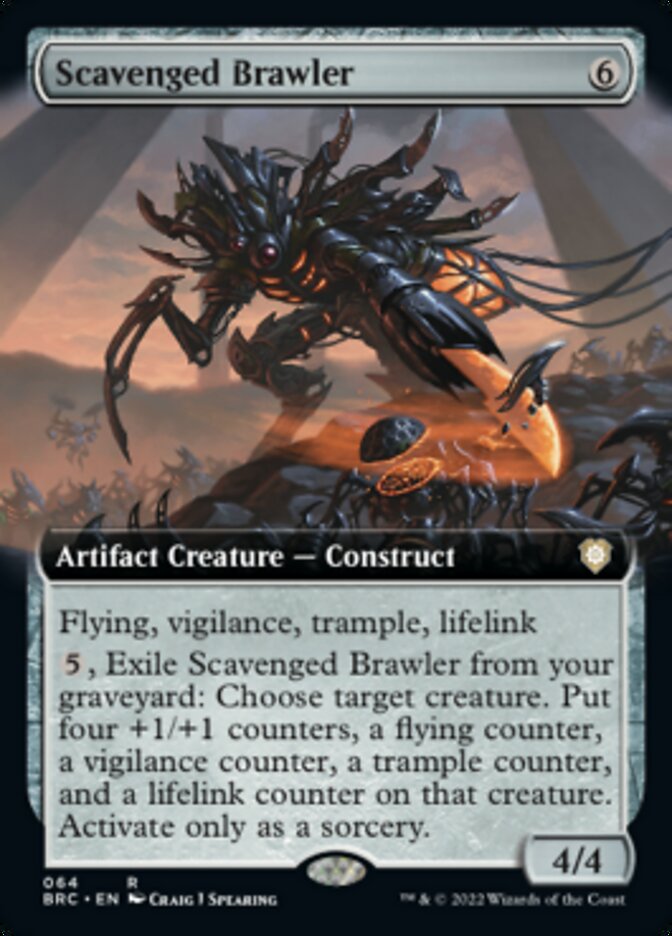 Scavenged Brawler (Extended Art) [The Brothers' War Commander] | Sanctuary Gaming