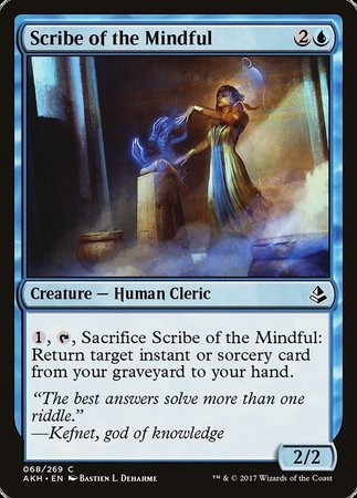 Scribe of the Mindful [Amonkhet] | Sanctuary Gaming