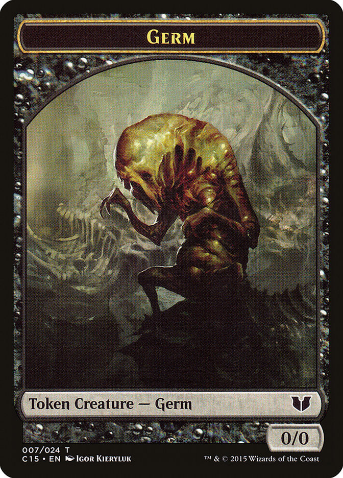Germ // Zombie Double-Sided Token [Commander 2015 Tokens] | Sanctuary Gaming