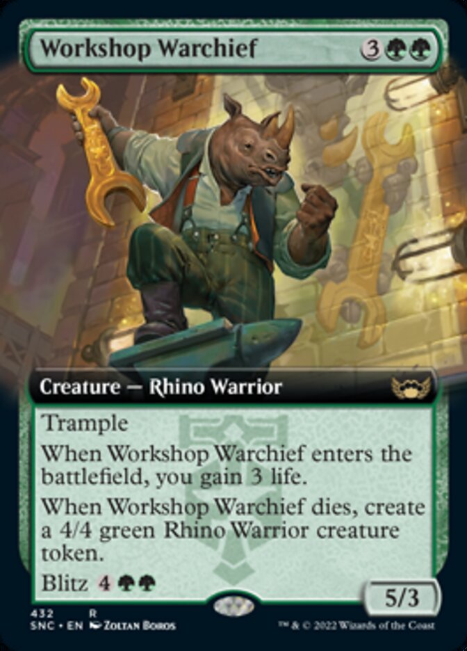 Workshop Warchief (Extended Art) [Streets of New Capenna] | Sanctuary Gaming