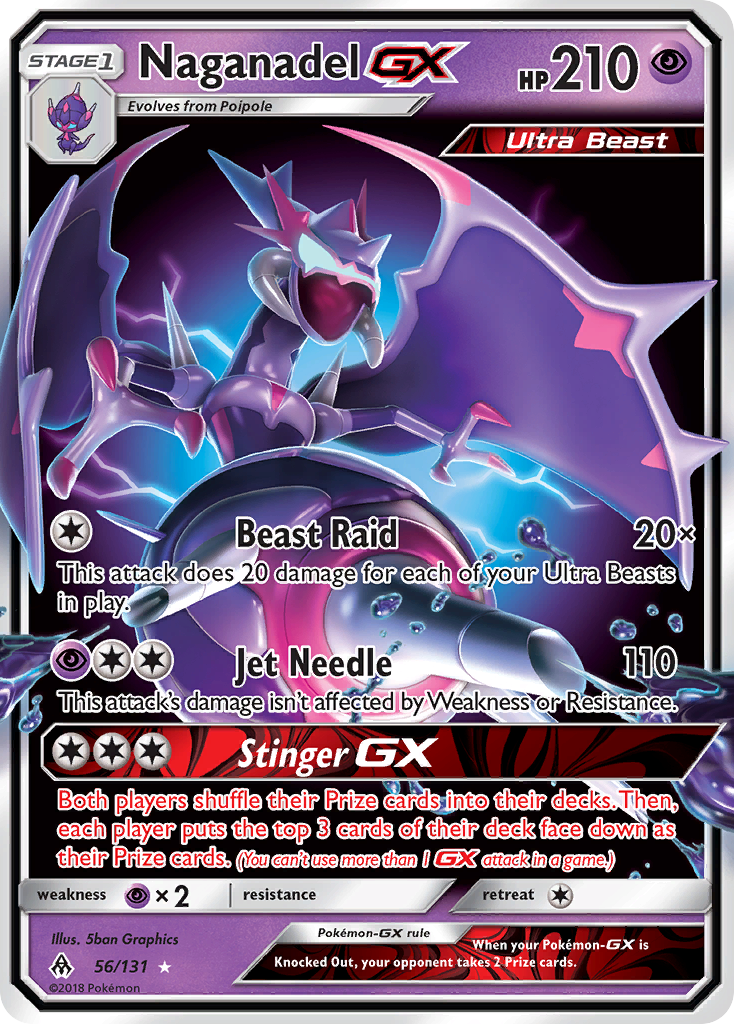 Naganadel GX (56/131) [Sun & Moon: Forbidden Light] | Sanctuary Gaming