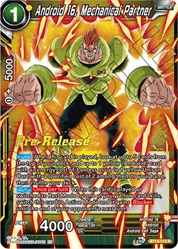 Android 16, Going All Out (BT13-112) [Supreme Rivalry Prerelease Promos] | Sanctuary Gaming