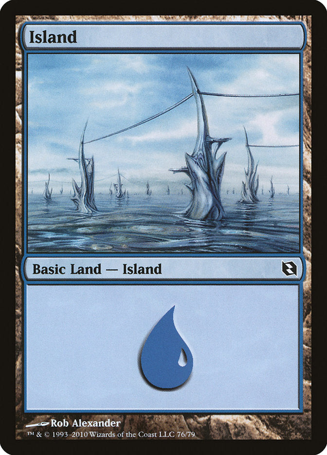 Island (76) [Duel Decks: Elspeth vs. Tezzeret] | Sanctuary Gaming