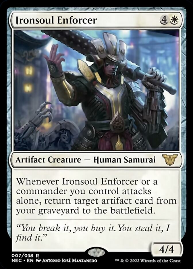Ironsoul Enforcer [Kamigawa: Neon Dynasty Commander] | Sanctuary Gaming