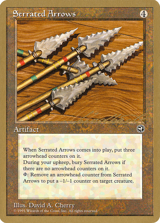 Serrated Arrows (Leon Lindback) [Pro Tour Collector Set] | Sanctuary Gaming